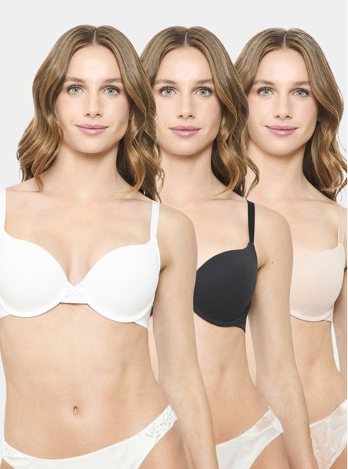 Pack 3 Sostén Cobertura Media