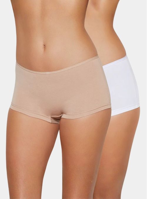 Pack 2 Pantaleta Tipo Short Algodón