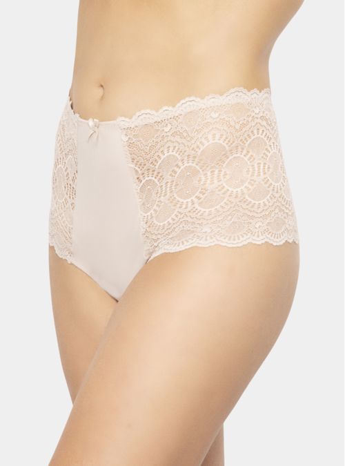 Pantaleta Tiro Alto Con Encaje