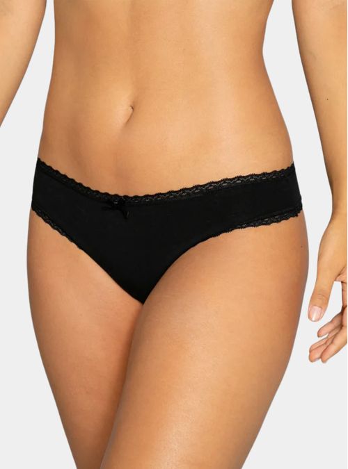 Pack 3 Colaless Algodón Con Blonda De Encaje