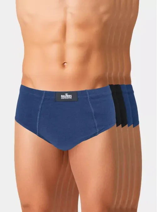 Pack 5 Slip Algodón Elástico Recubierto