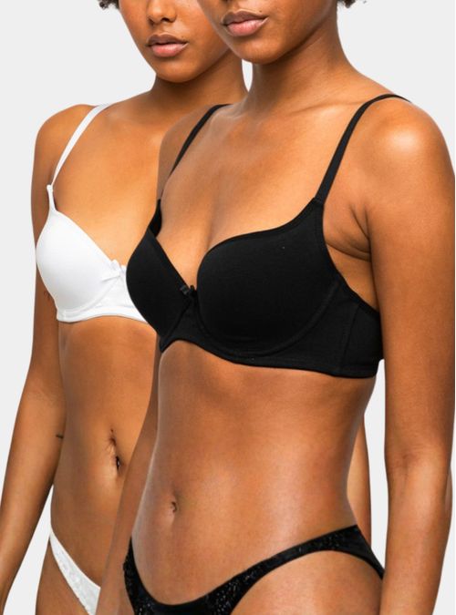 Pack 2 Sosténes Algodón Liso