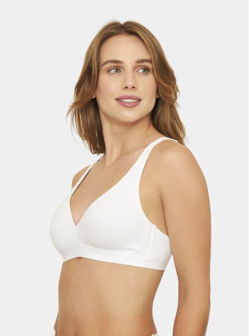 Pack 2 Sostén Blanco Algodón Orgánico