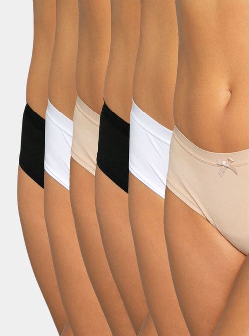 Pack 6 Pantaleta Algodón