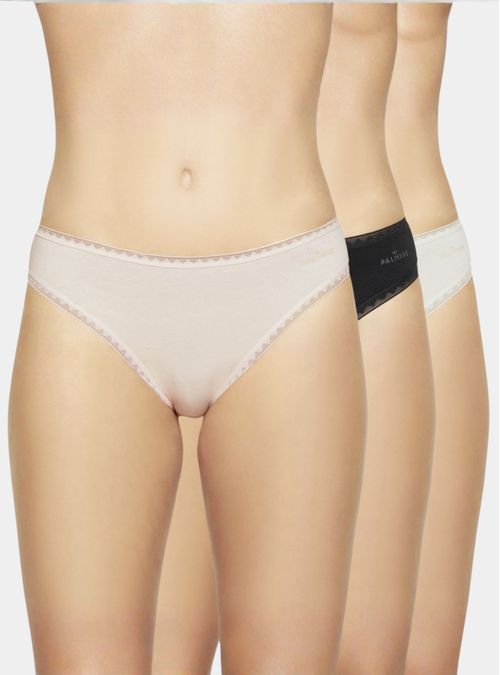 Pack 3 Bikini Algodón Orgánico