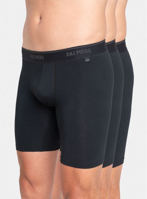Pack 3 Boxer Calce Largo Algodón Premium