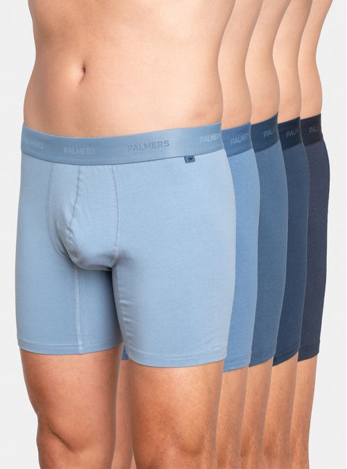 Pack 5 Boxer Medio Algodón