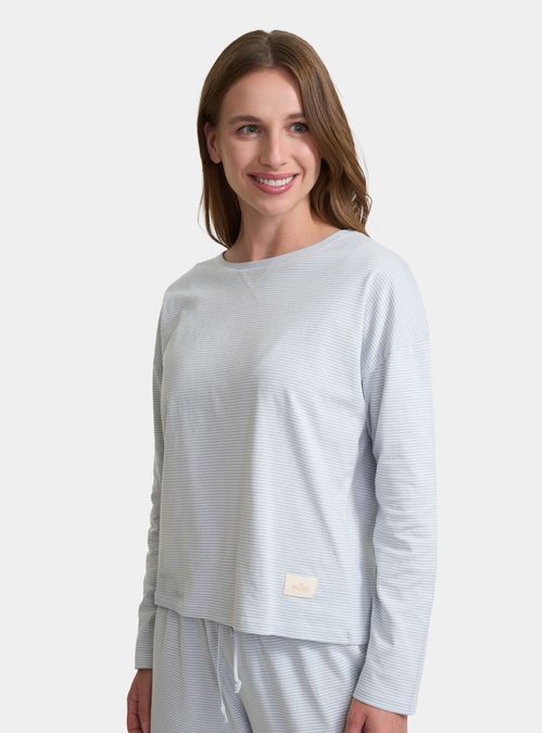Pijama Largo Jersey Algodón Estampado