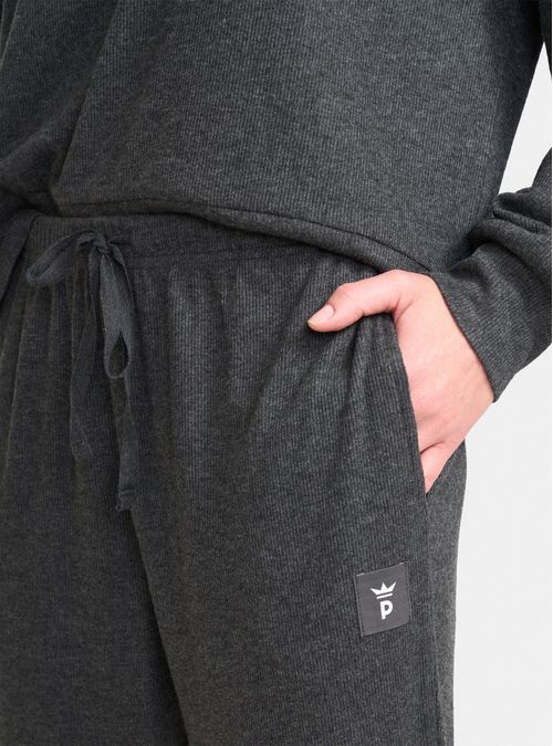 Pijama Largo Rib Rayon
